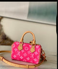💕 Hot Pink Monogram-Style Mini Satchel Bag *pre-Order*