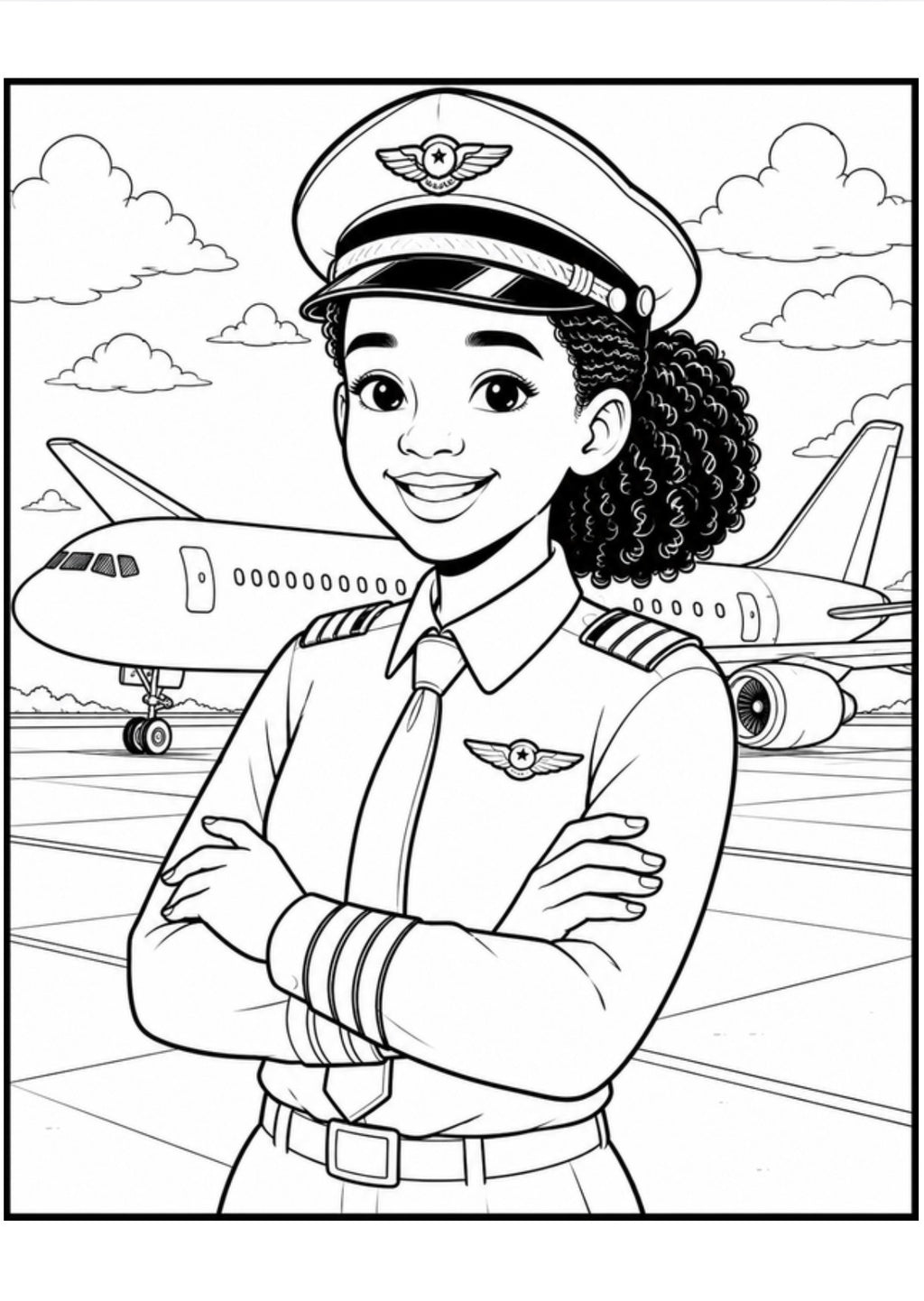 Black Careers & Future Leaders Coloring Book