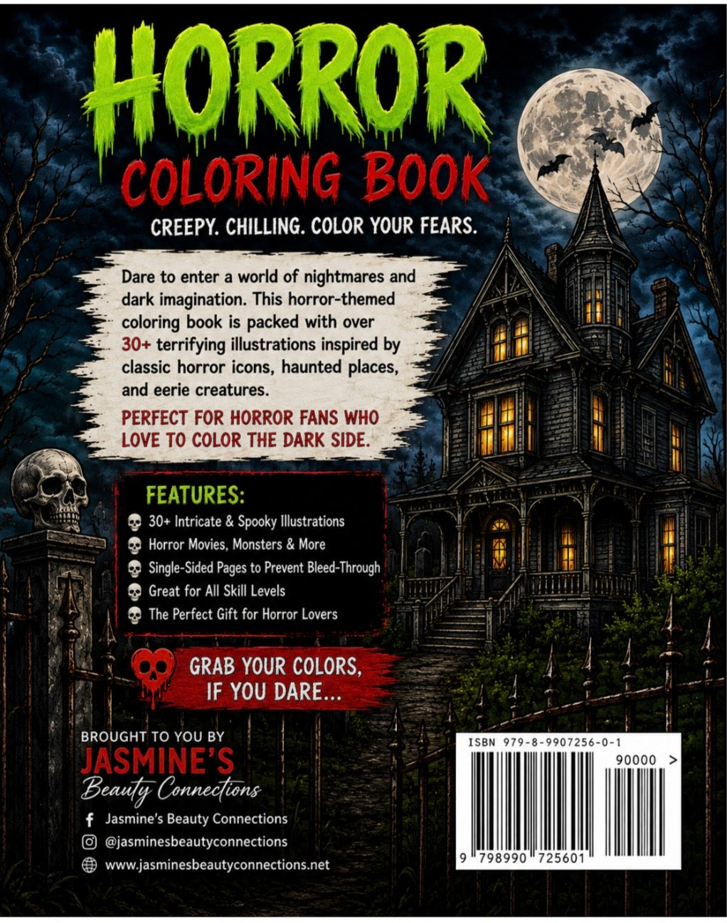 Horror Coloring Book