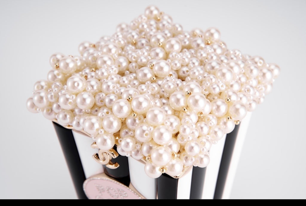 🍿✨ Pearl Popcorn Statement Bag — PRE-ORDER