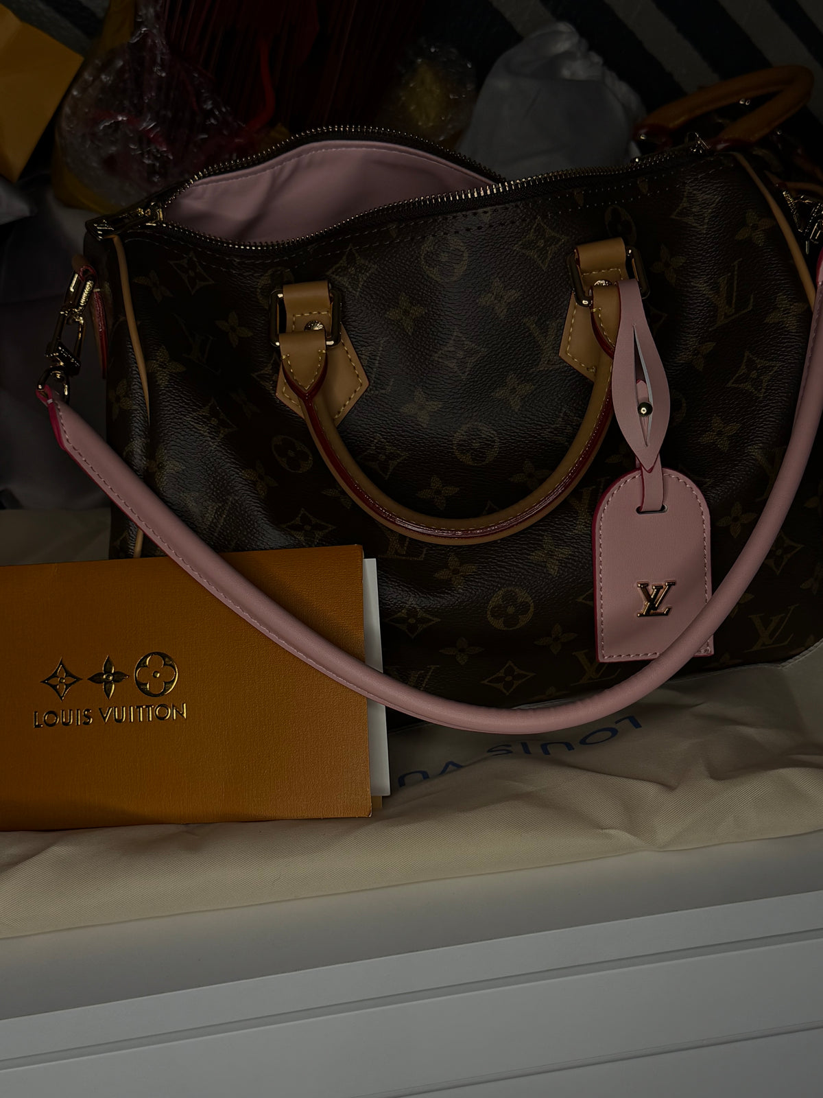 LV inspired speedy 30 brown Monogram. *Pre-Order