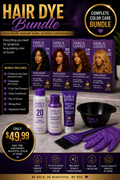 Dark and lovely hair Dye bundle