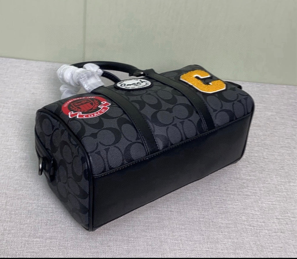 🖤 Signature Patch Boston Bag — PRE-ORDER