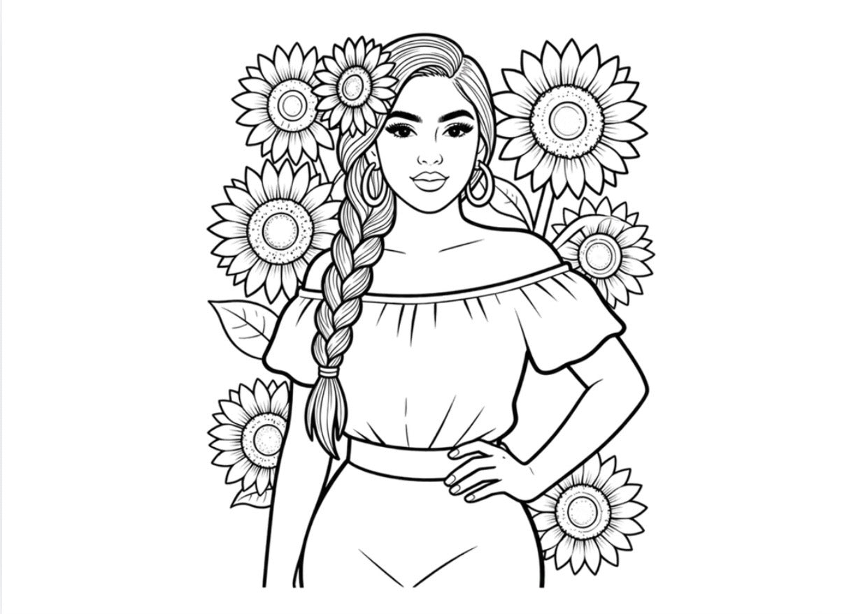 Chicana Coloring Book