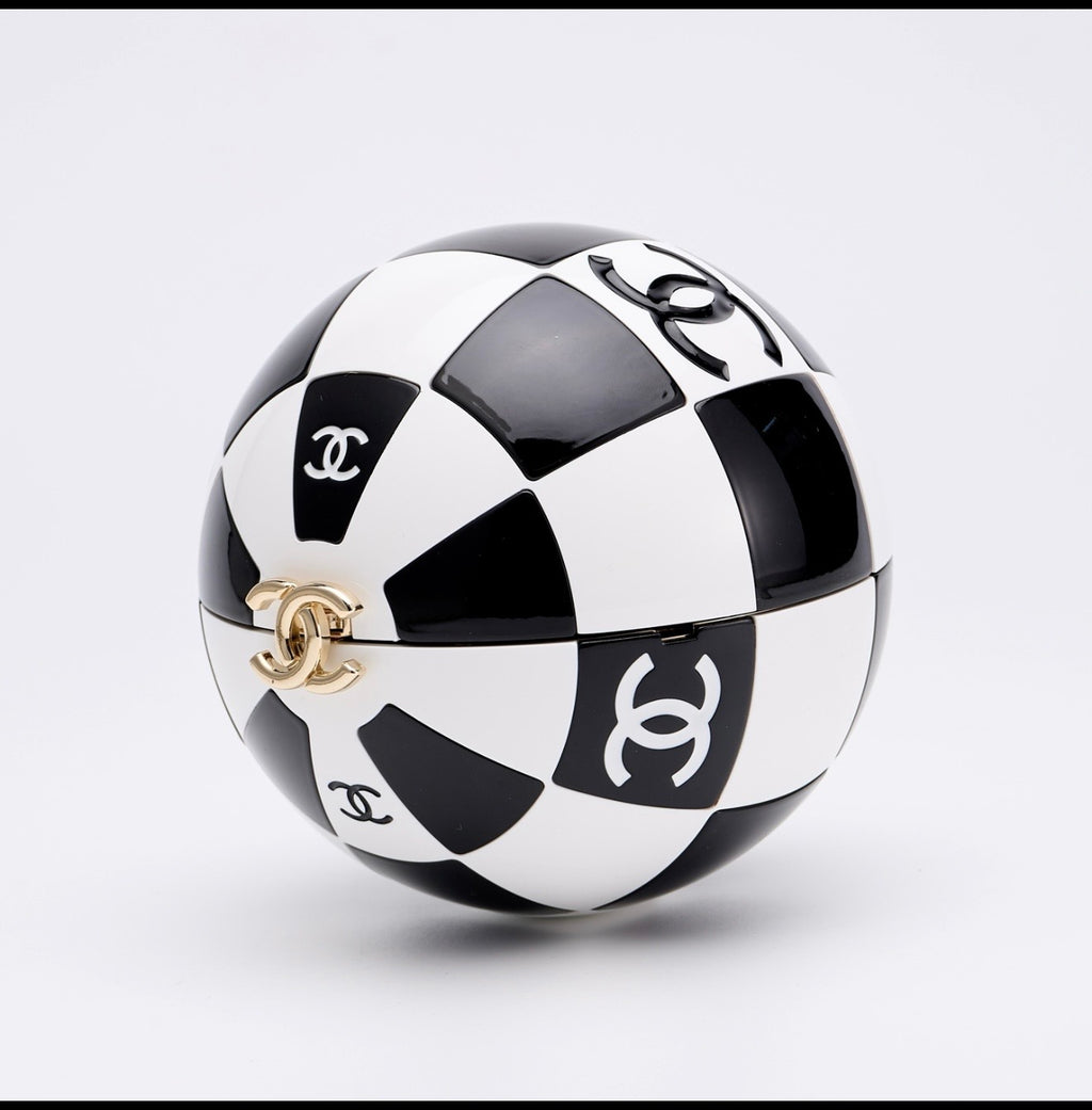 ⚽🖤 Luxe Soccer Ball Statement Bag — PRE-ORDER