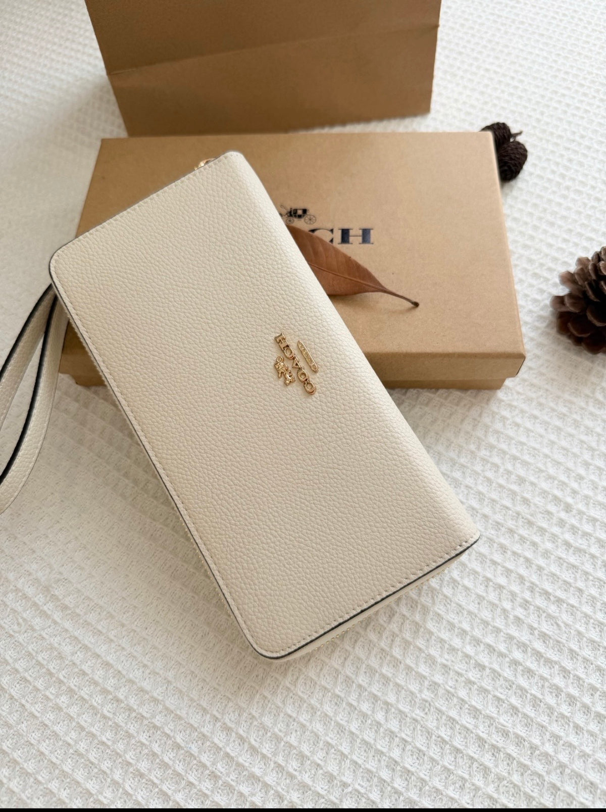 🤍 Happiness & Friends Wristlet — PRE-ORDER