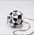 ⚽🖤 Luxe Soccer Ball Statement Bag — PRE-ORDER