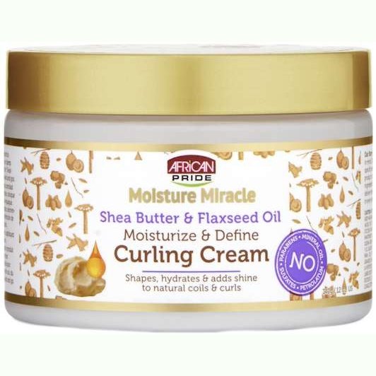 African Pride Moisture Miracle Moisturize Define Curling Cream 12 Oz