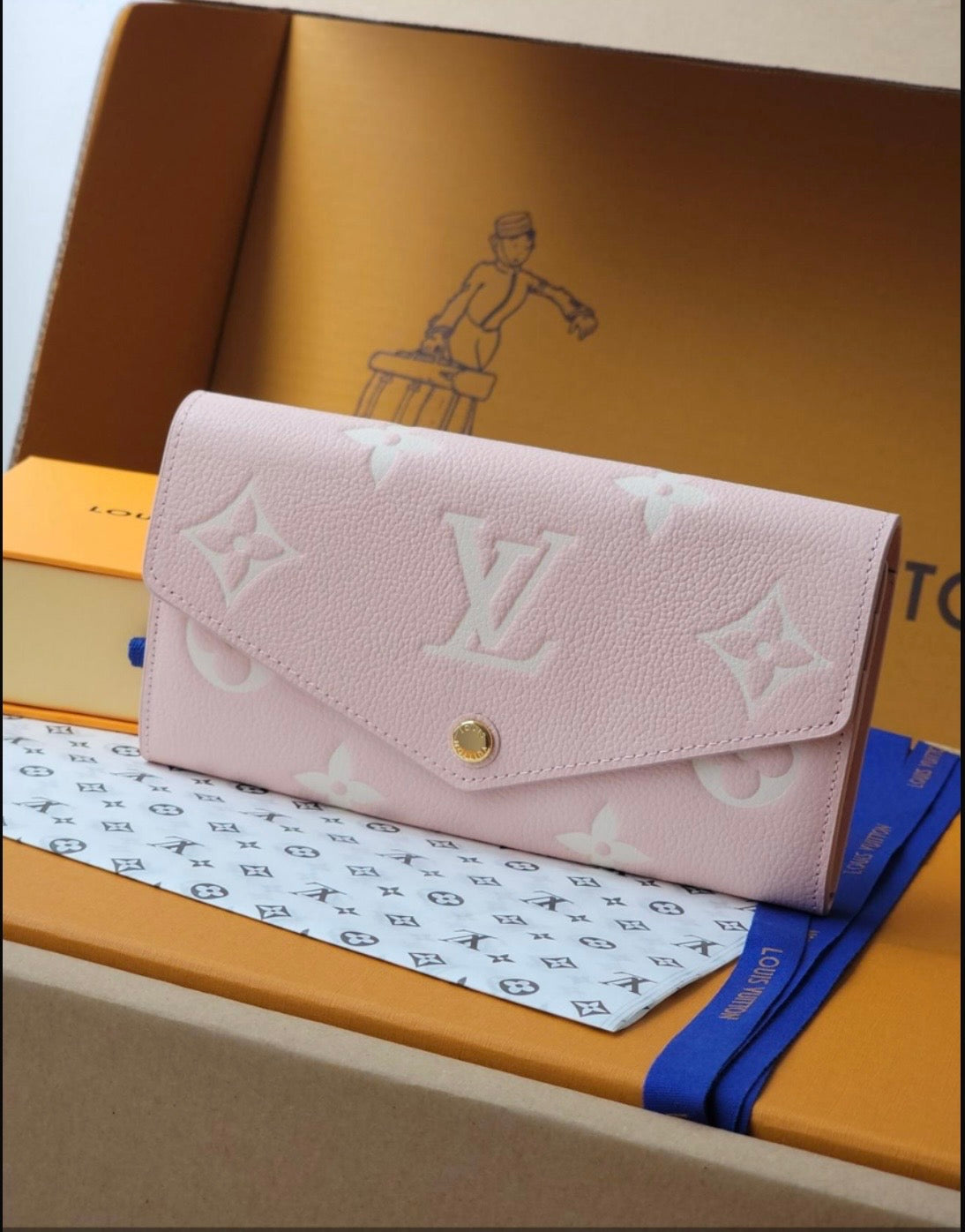 🌸 Blush Pink Monogram-Style Wallet Collection *Pre-Order*
