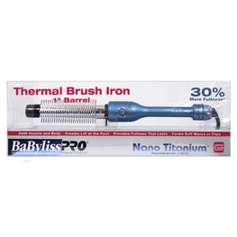 Babylisspro Nano Titanium Thermal Brush Iron 1" Barrel
