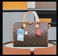 🤎 Classic Brown Monogram-Style Satchel Bag 30 *Pre-Order*