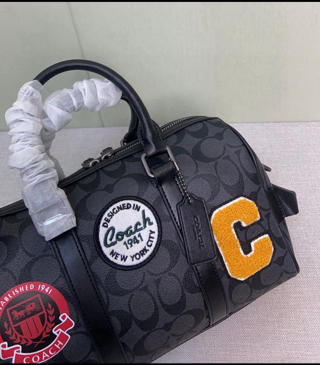 🖤 Signature Patch Boston Bag — PRE-ORDER