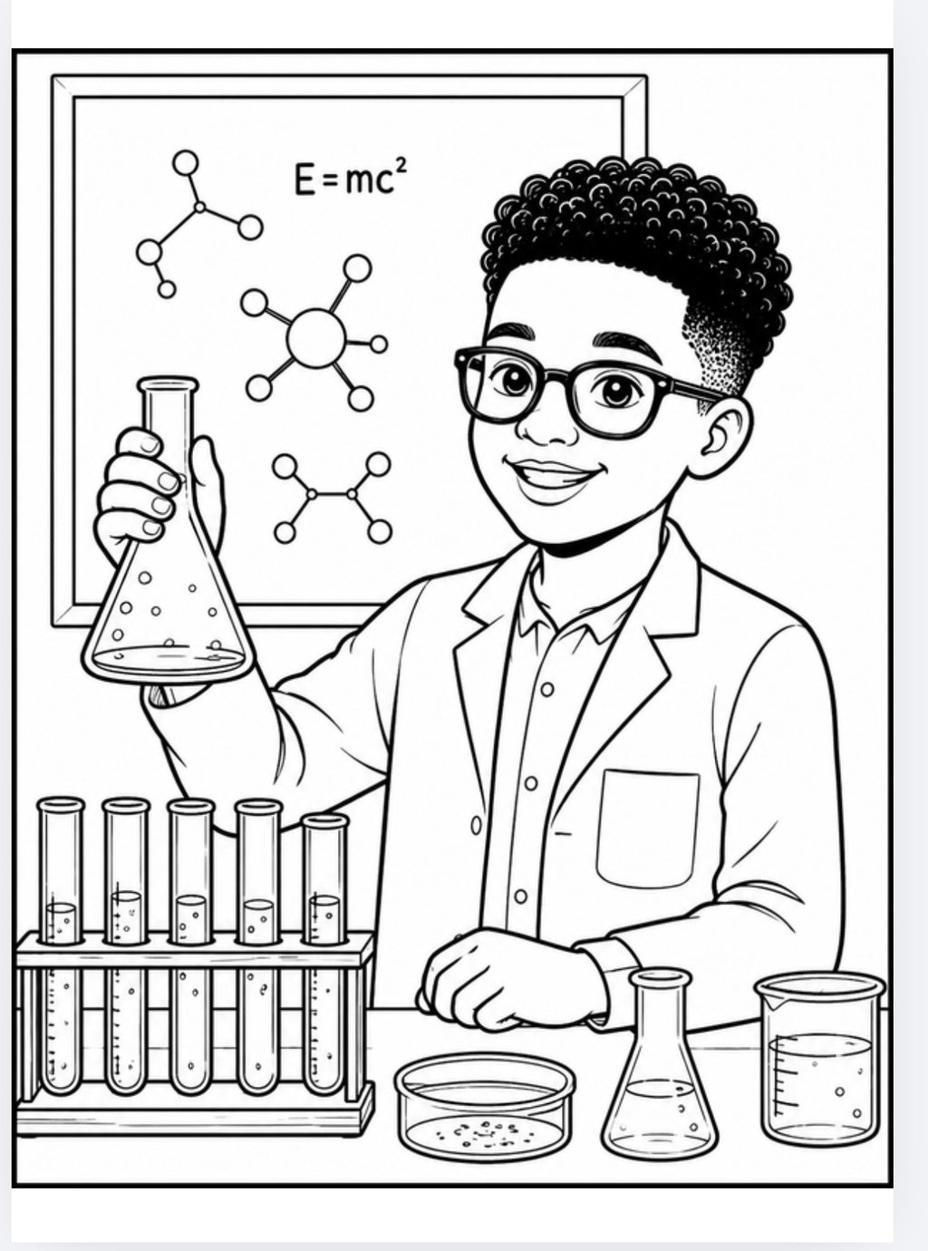 Black Careers & Future Leaders Coloring Book