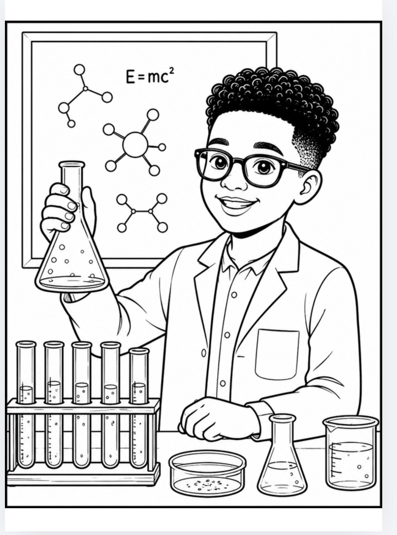Black Careers & Future Leaders Coloring Book