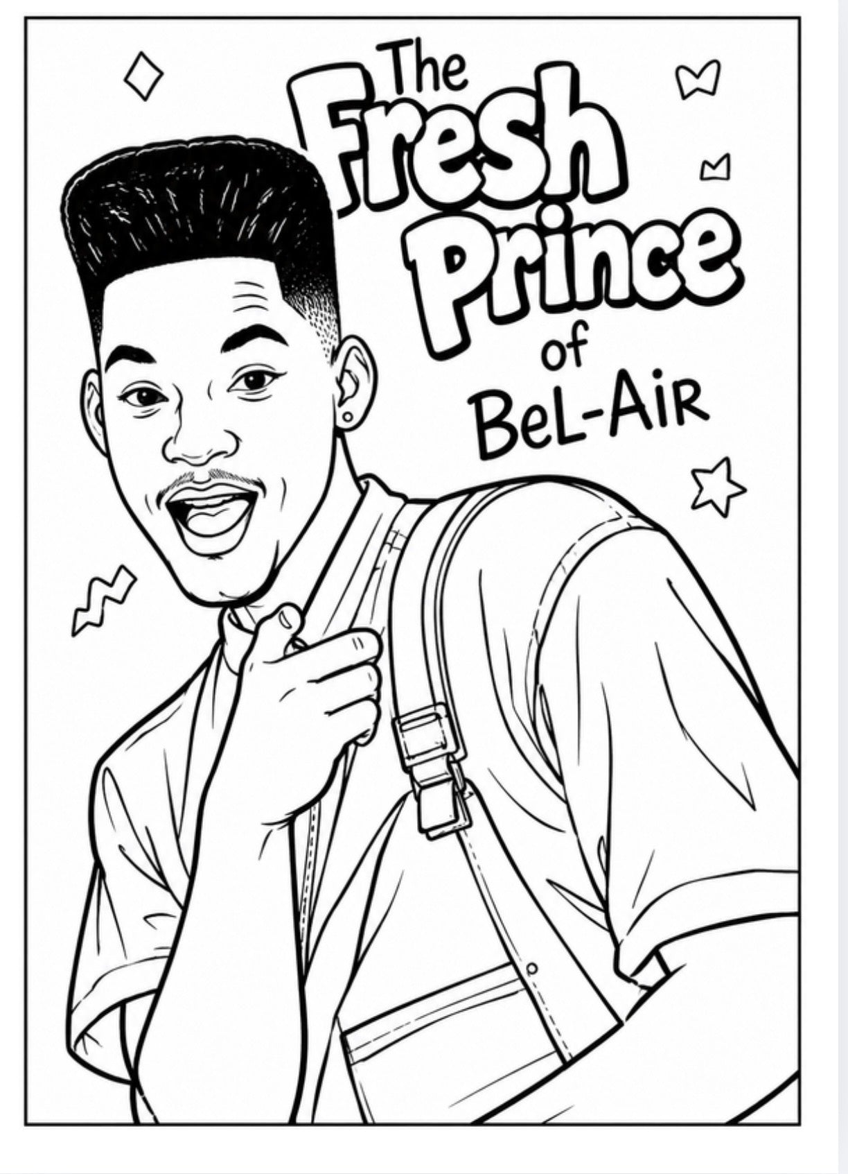 90's Coloring Book *Celebrating Black Culture*
