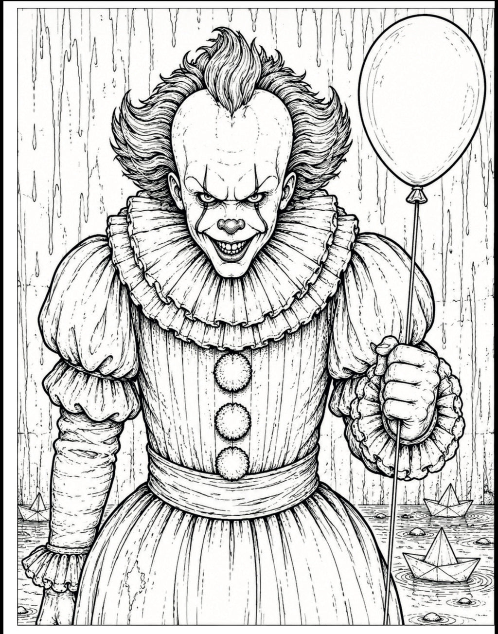 Horror Coloring Book