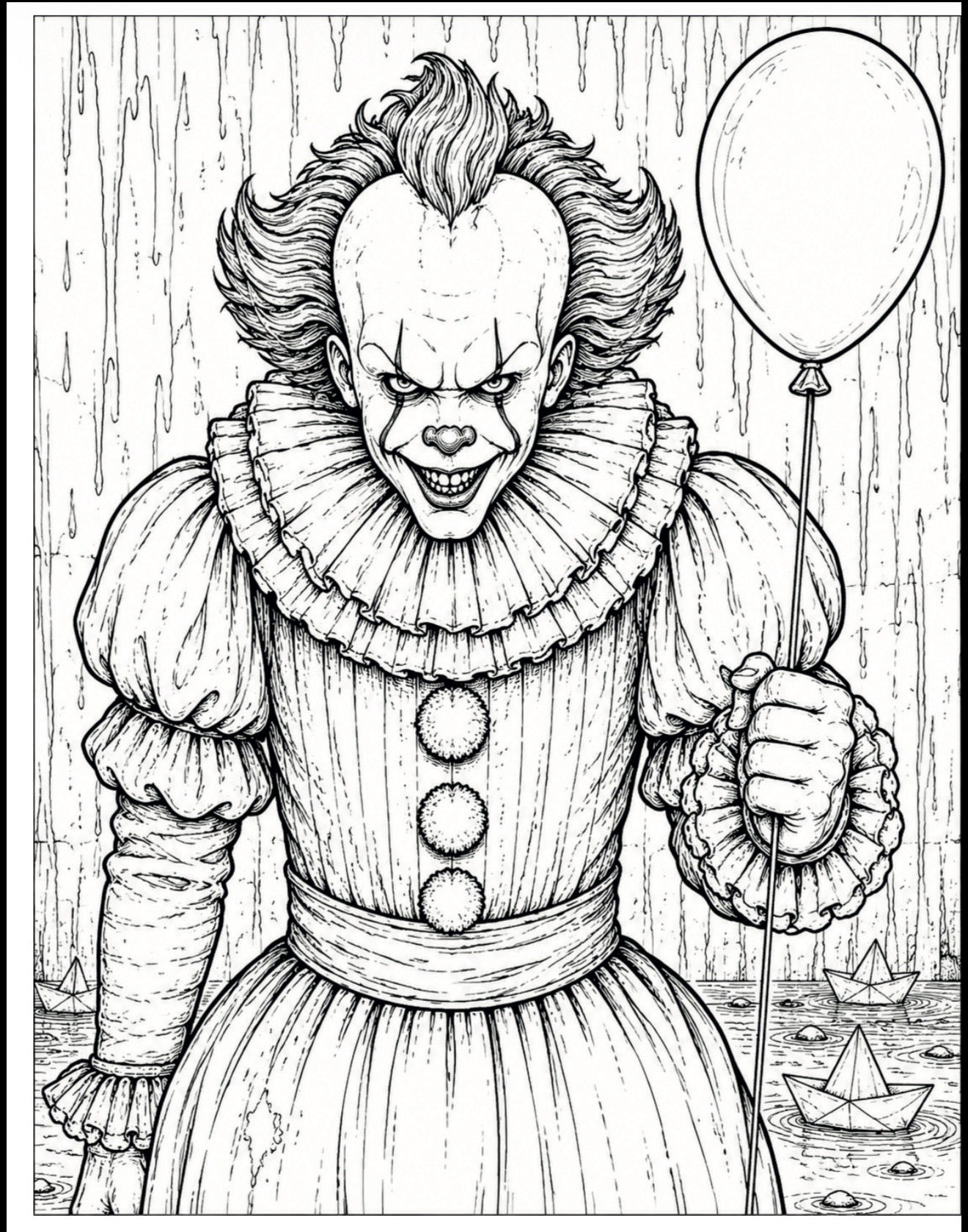 Horror Coloring Book