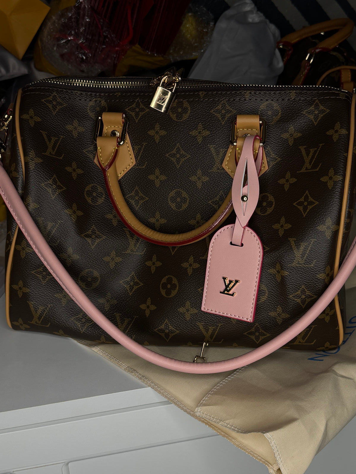 LV inspired speedy 30 brown Monogram. *Pre-Order