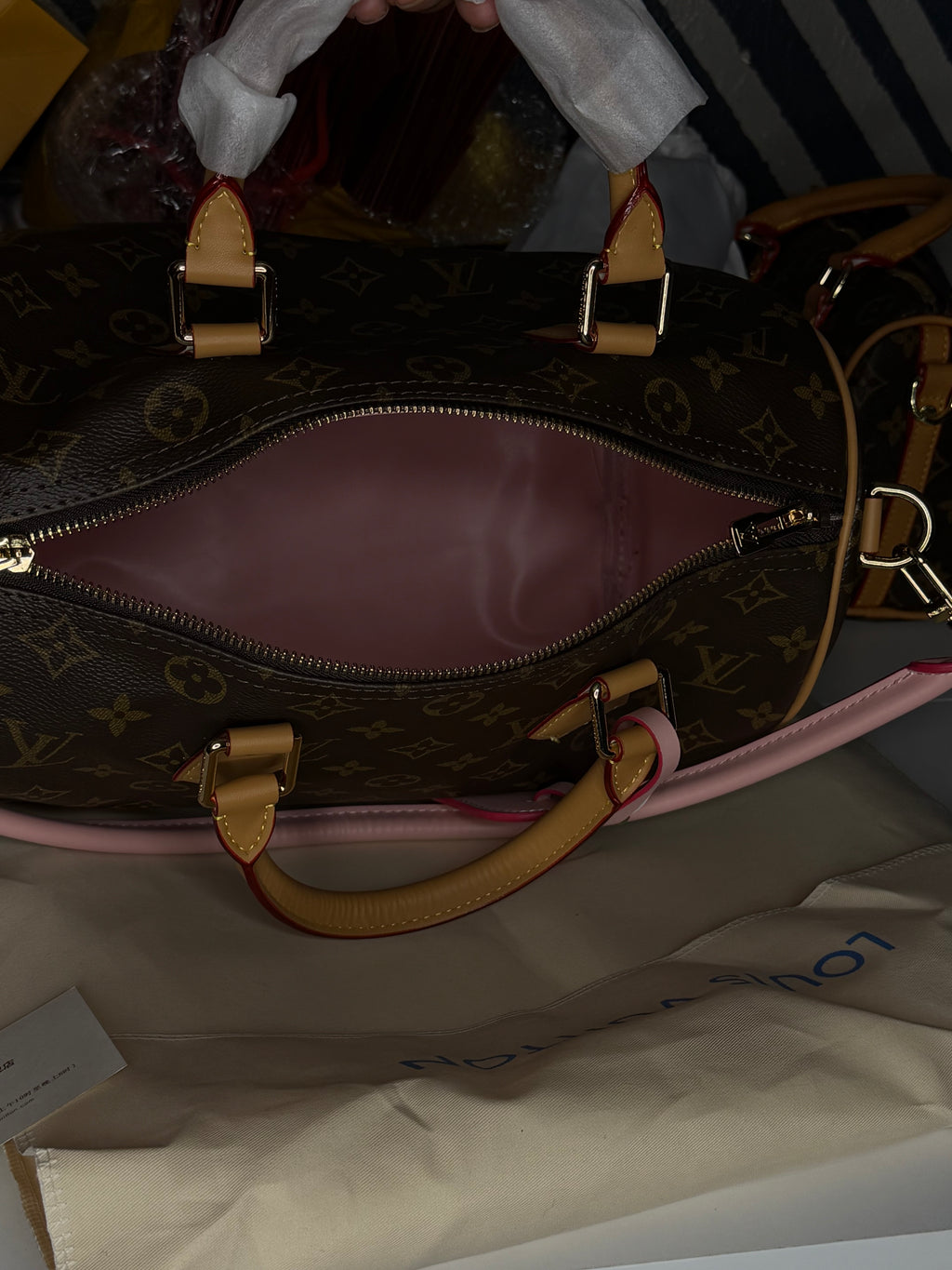 LV inspired speedy 30 brown Monogram. *Pre-Order