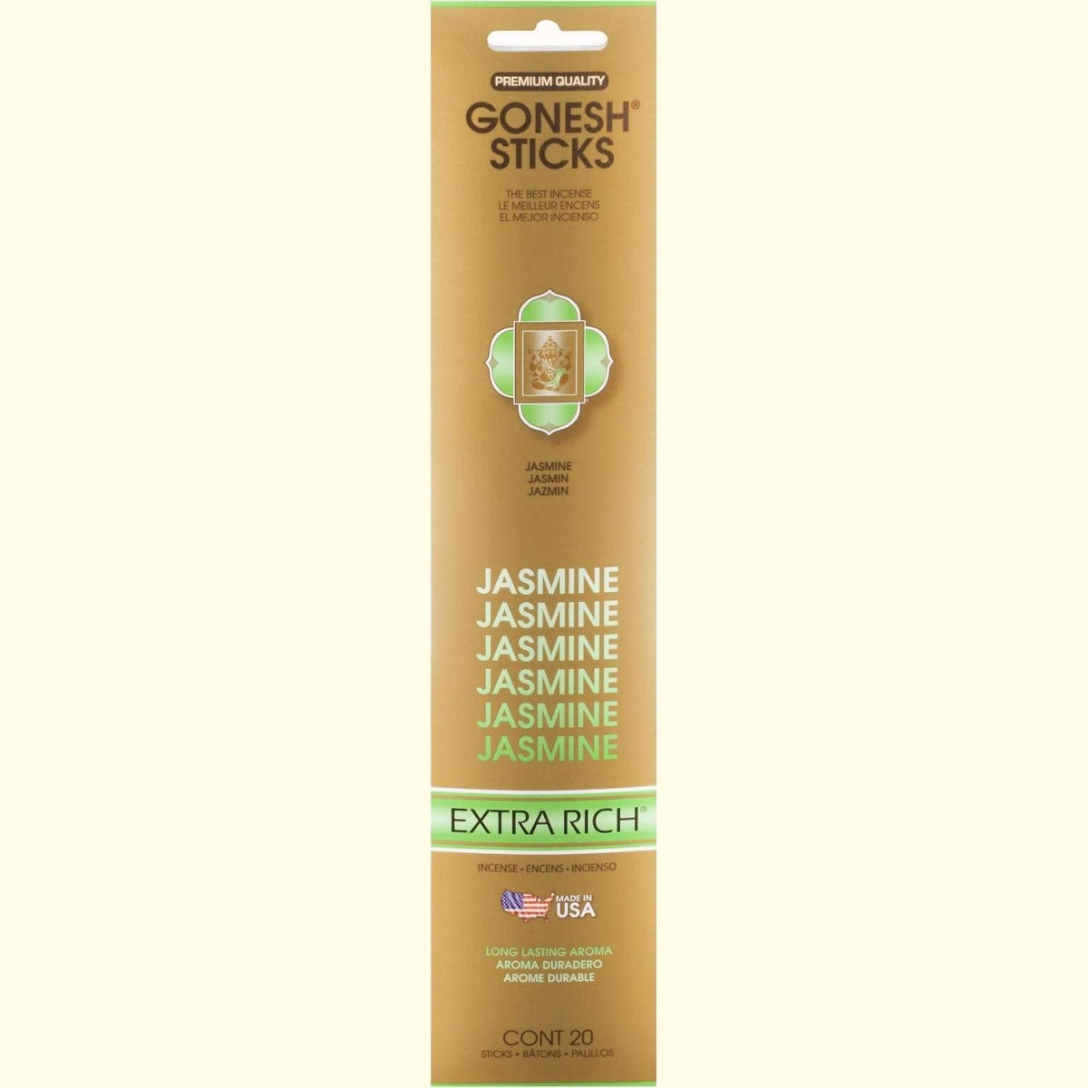Gonesh Stick Extra Rich Jasmine 20 Piece