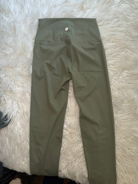 LULULEMON Olive Green High-Rise Leggings