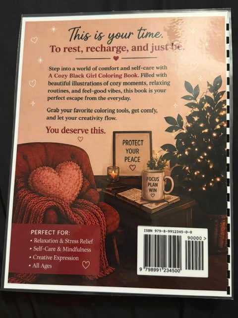 A Cozy Black Girl Coloring Book