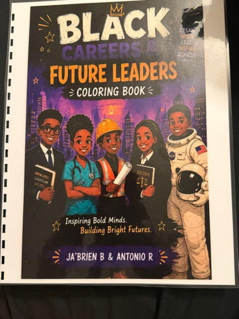 Black Careers & Future Leaders Coloring Book