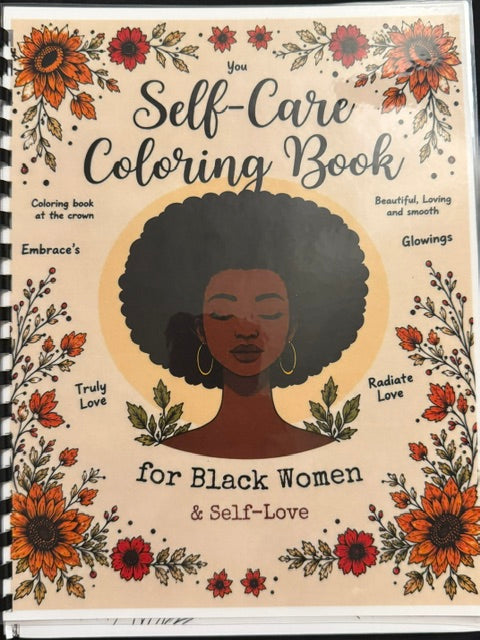 Self-Care Coloring Book For Black Women