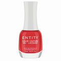 Entity Color Couture Gel Lacquer Beauty Icon 696 Red Rum Rouge 0.5 Fl Oz