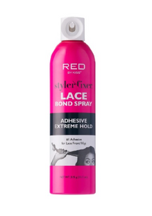 Red by Kiss Styler Fixer Lace Bond Spray Adhesive Extreme Hold 11.1oz #SS03