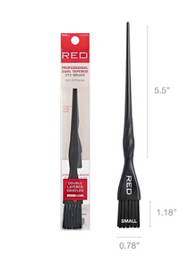 Red Professional Dual Tapered Hair Dye Brush #HH304