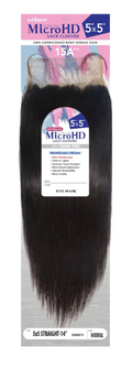 EVE Veloce 5X5 Micro HD Closure Straight 14" - Natural Black