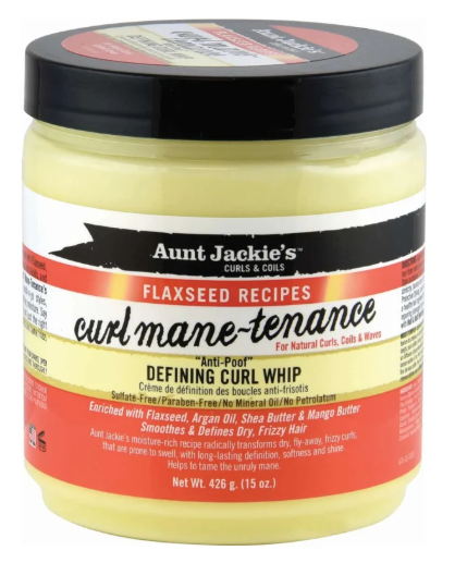 Aunt Jackie's Flaxseed Curl Mane-Tenace Defining Curl Whip 15 oz.