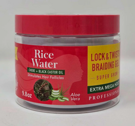 Dr. Girls Chebe & Black Castor Oil Biotin & Castor Oil Braiding Gel 9.8Oz