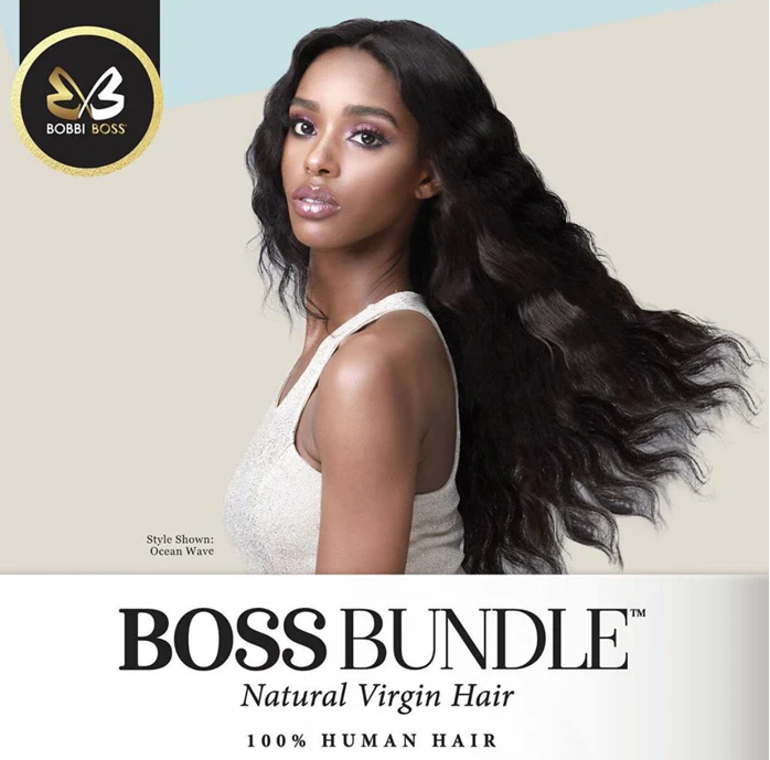 BB BOSS BUNDLE 100% HUMAN HAIR WITH YAKY TEXTURE OCEAN WAVE