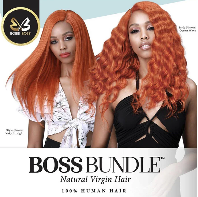 BB BOSS BUNDLE 100% HUMAN HAIR WITH YAKY TEXTURE OCEAN WAVE