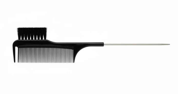 Annie All In One Carbon Edge Brush & Comb, 1 Count, Black