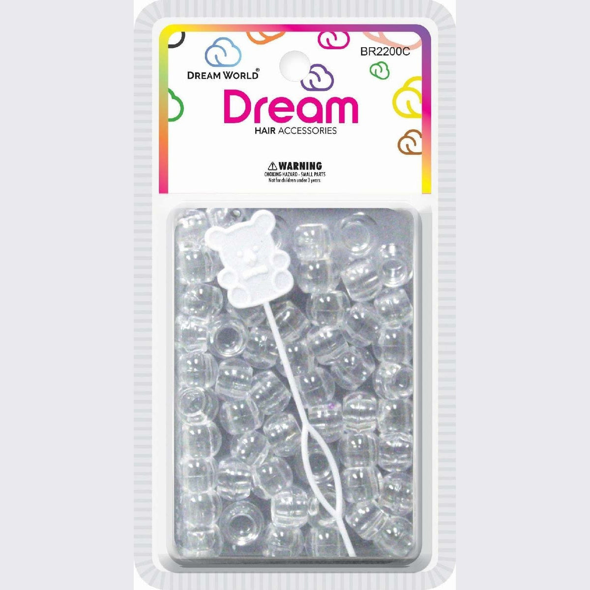 Chloe Bead Round Big 60 Clear