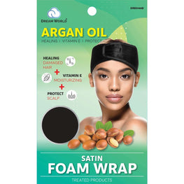 Dreamworld Argan Oil Satin Foam Velcro Wrap