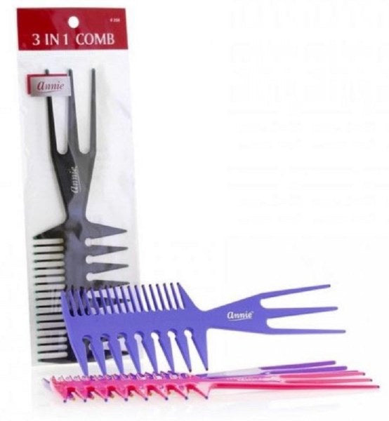 Annie 3 In 1 Comb Large #0208