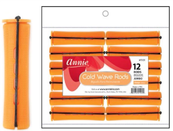 Annie Cold Wave Rod - Jumbo - 12 Pack - #1101 - Orange