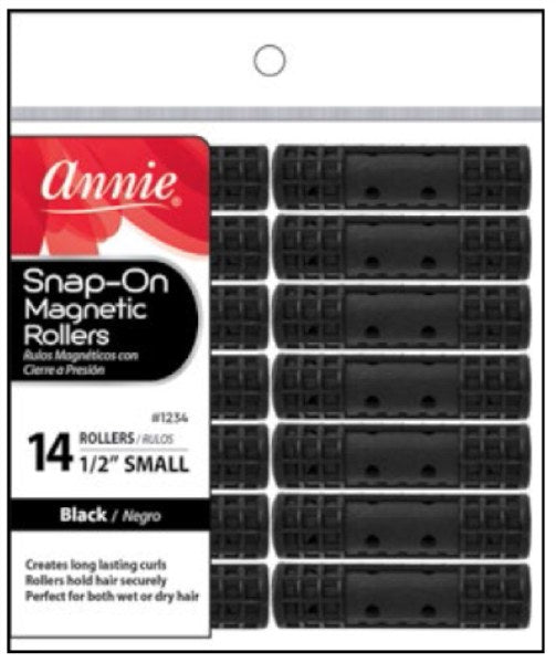 Annie Snap-On Magnetic Rollers - Small - 14 ct- #1234