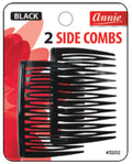 Annie Side Combs Medium #3202 - Black