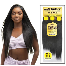 Melt Butter 12A - 3 Bundles - Straight 10"-12"-14" - #Natural Black