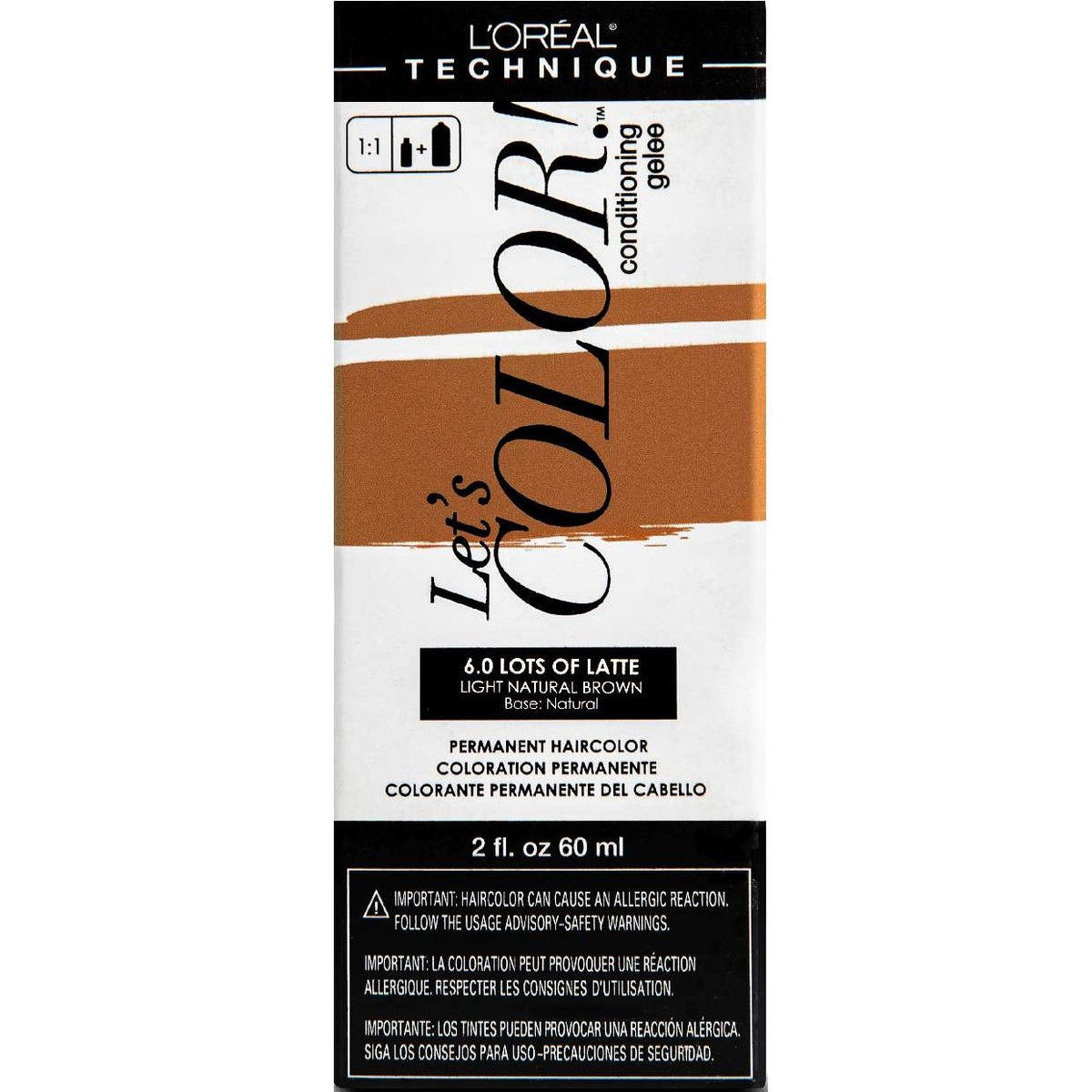 Loreal Lets Color 6.0 Lots Of Latte