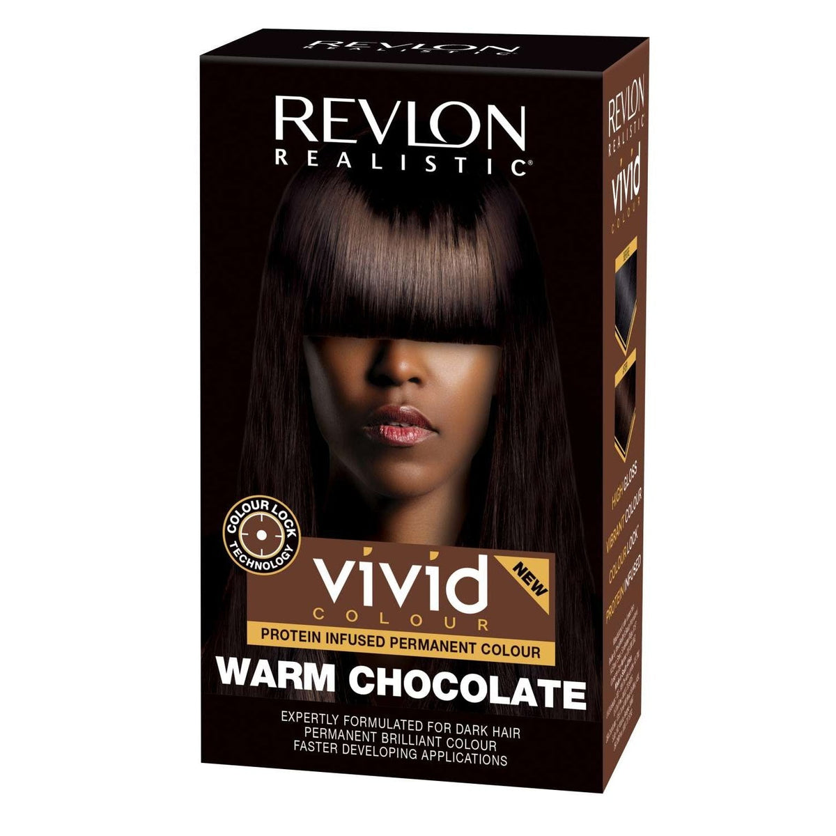 Revlon Realistic Vivid Colour Protein Infused Permanent Colour Warm Chocolate