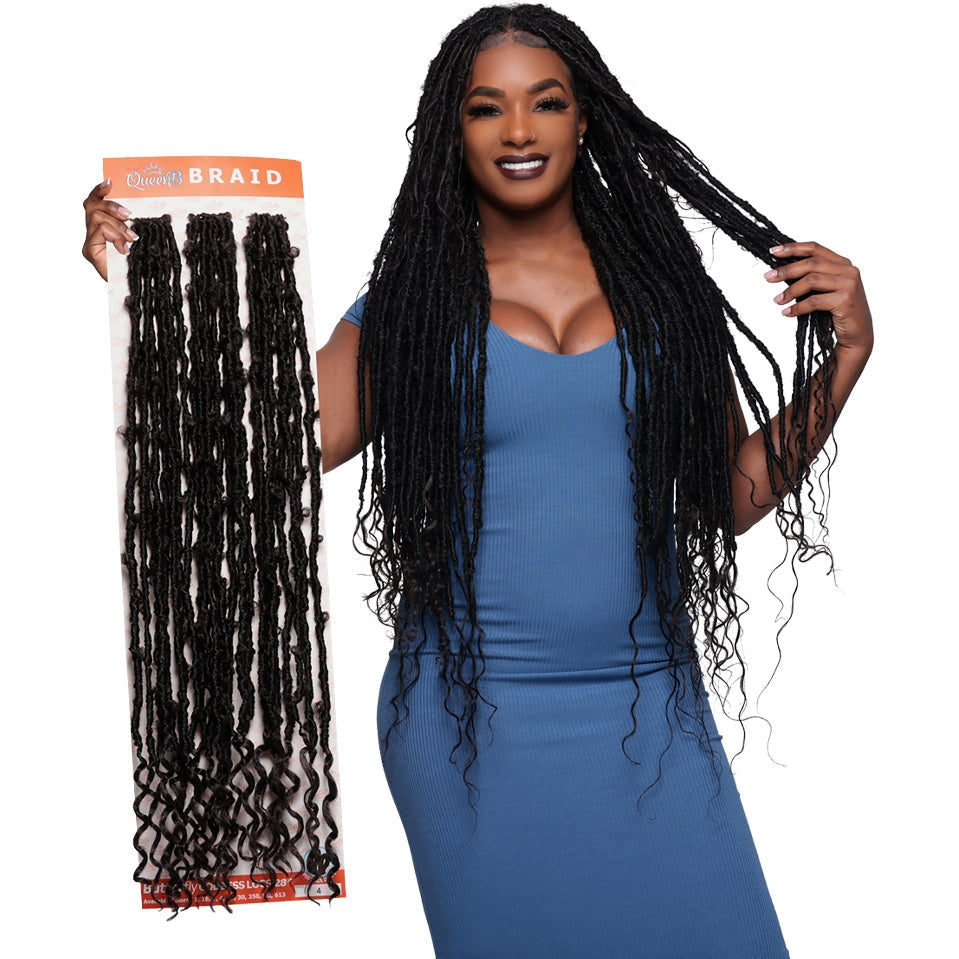 Synthetic Queen B 3X Butterfly Lcos 18Inch Color 30