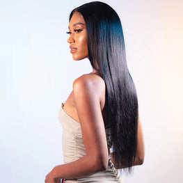 Shake N Go Glossy 100% Virgin Remy Hair HD 4x4 Lace Closure - 4x4 STRAIGHT 12"/16"